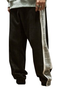 Autumn and winter sports pants men's trend casual large trousers corset pants Korean loose Plush men's fashion brand Wei pants  SKSP020 detail view-6